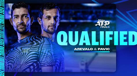 Arevalo & Pavic first doubles team to qualify for Nitto ATP Finals.